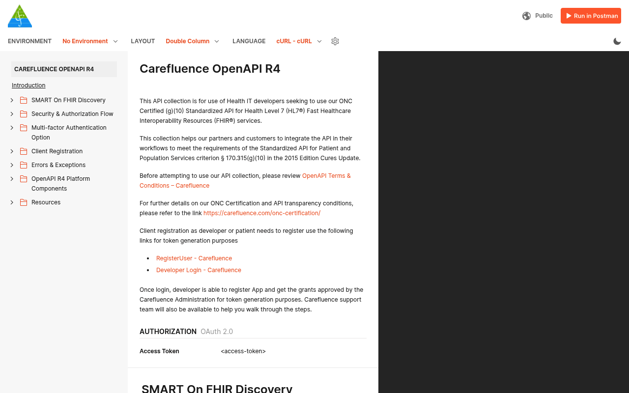 Carefluence website screenshot