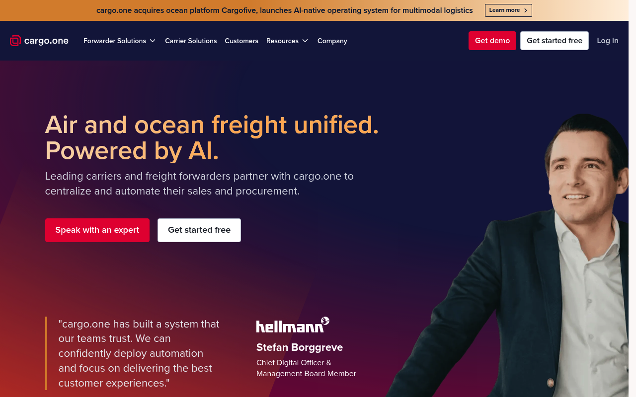 cargo.one screenshot