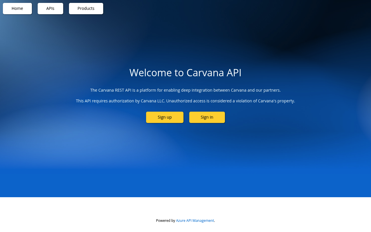 Carvana website screenshot