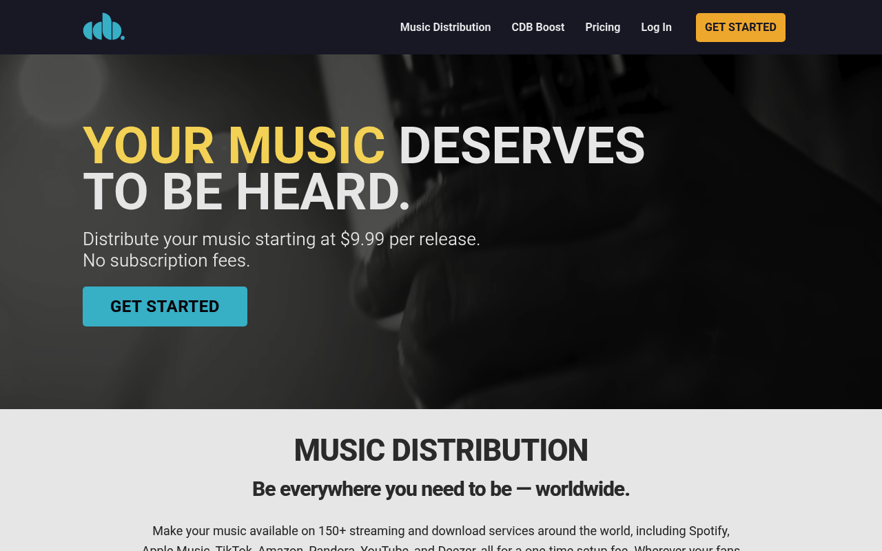 CD Baby screenshot