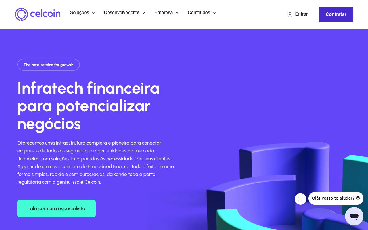 Celcoin website screenshot