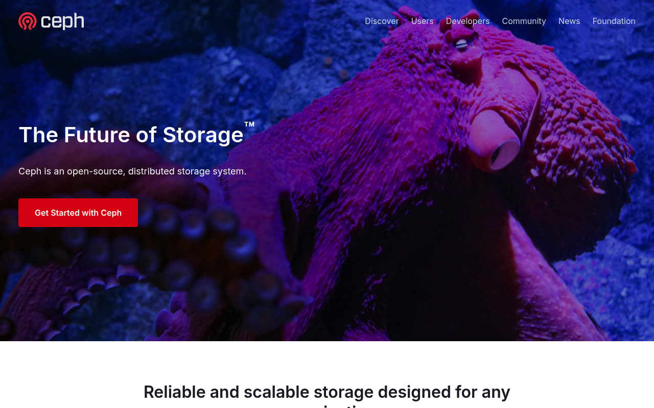 Ceph website screenshot