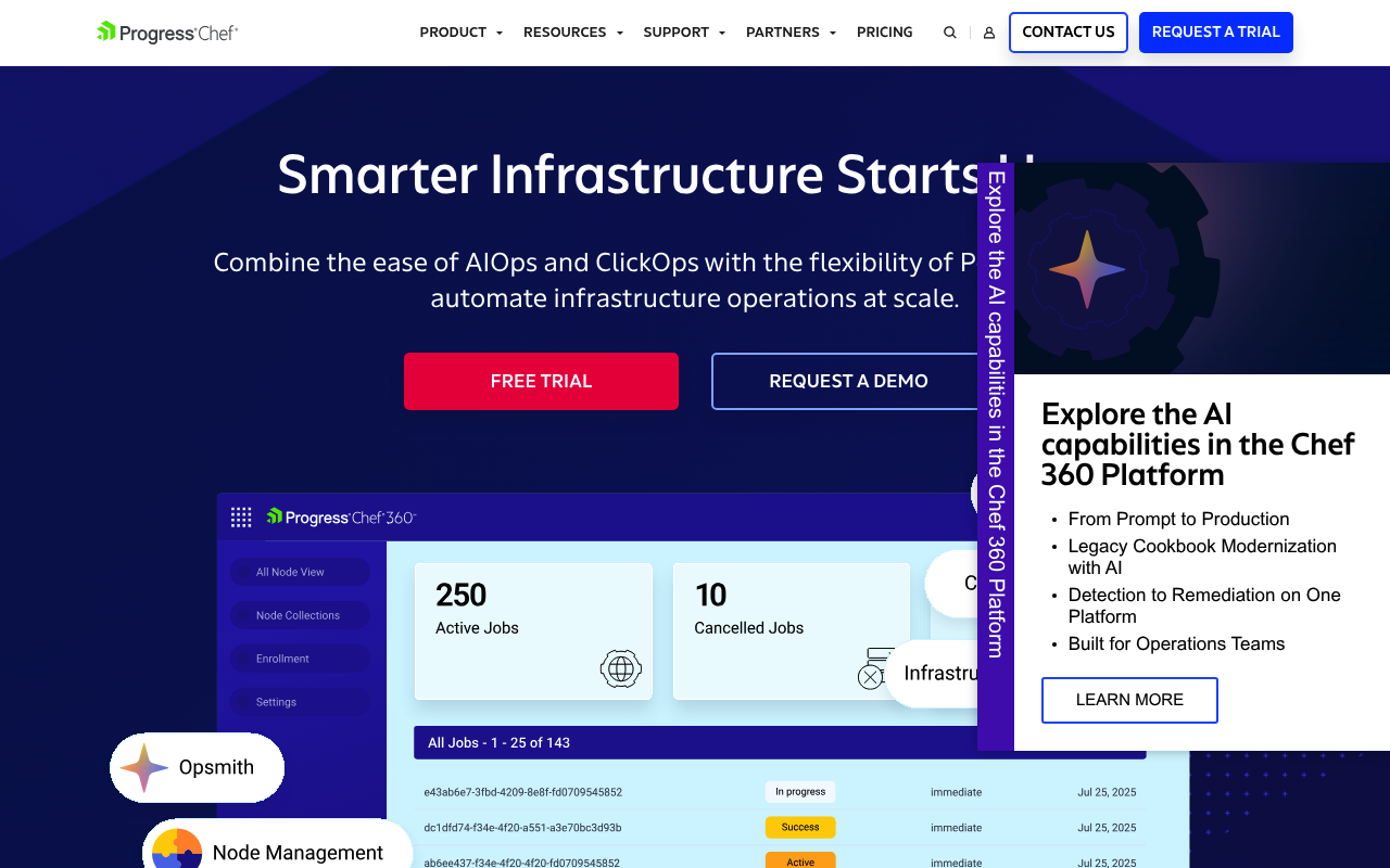 Chef website screenshot