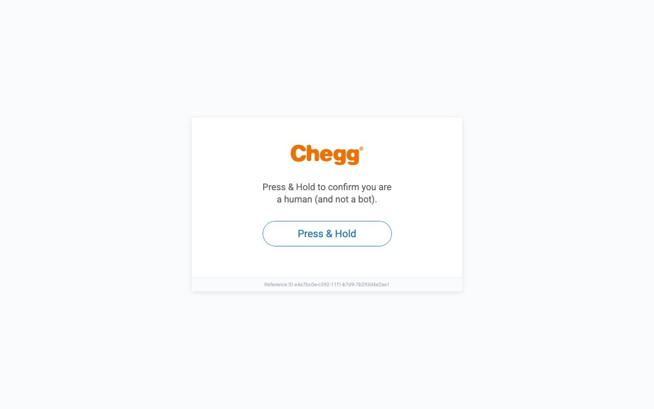 Chegg.com screenshot
