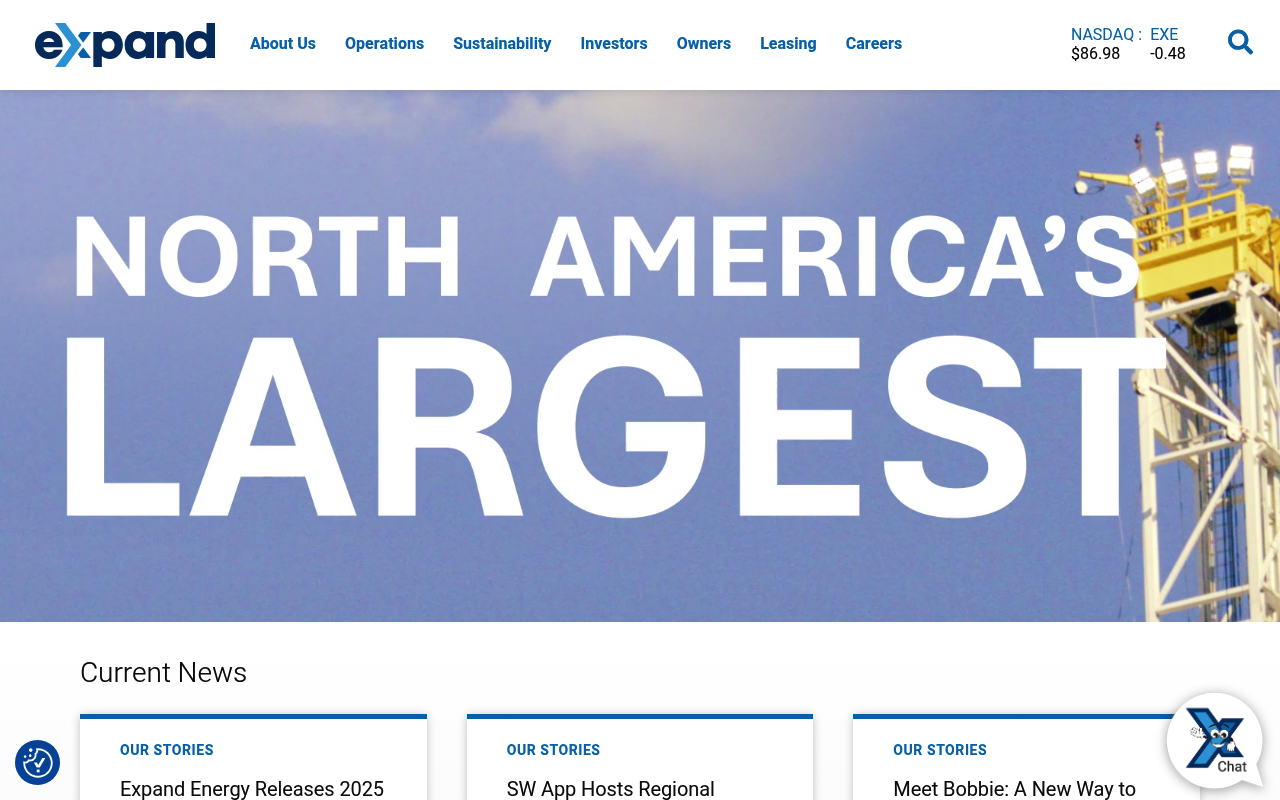Chesapeake Energy screenshot