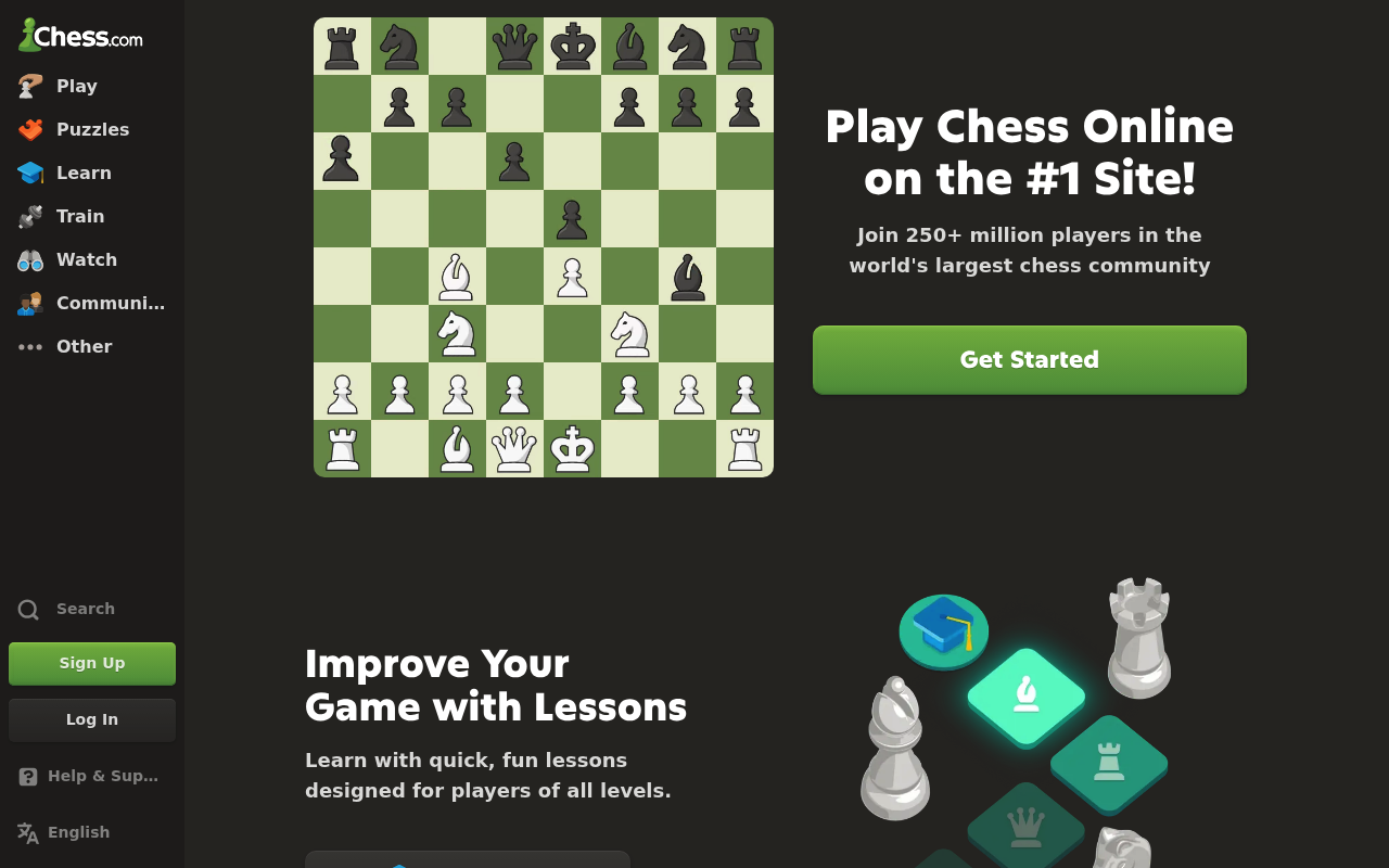 Chess.com website screenshot