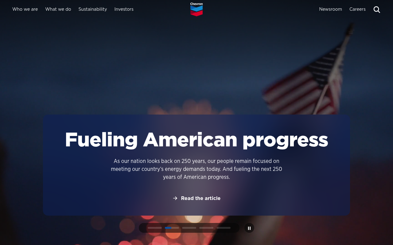 Chevron screenshot