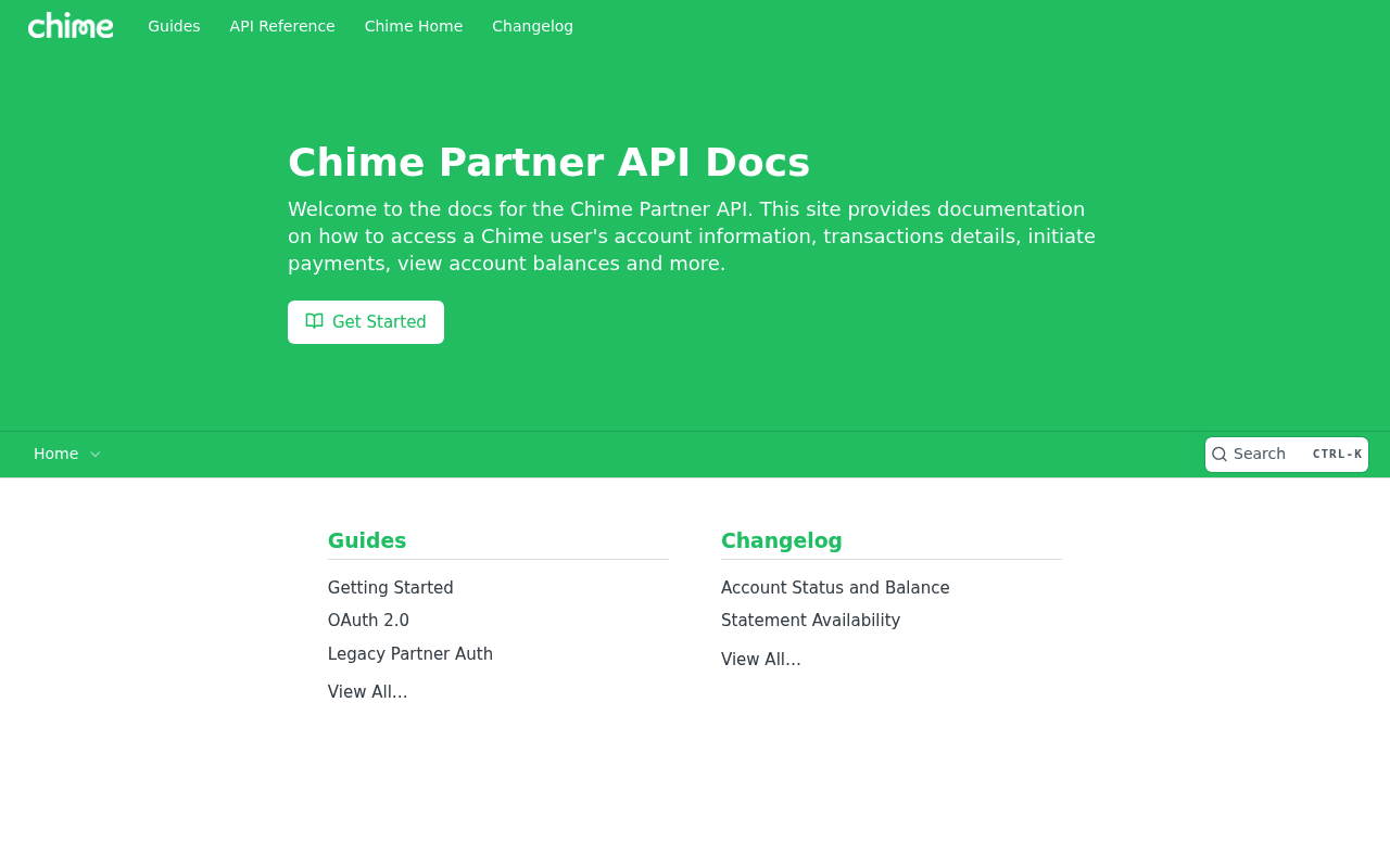 Chime website screenshot