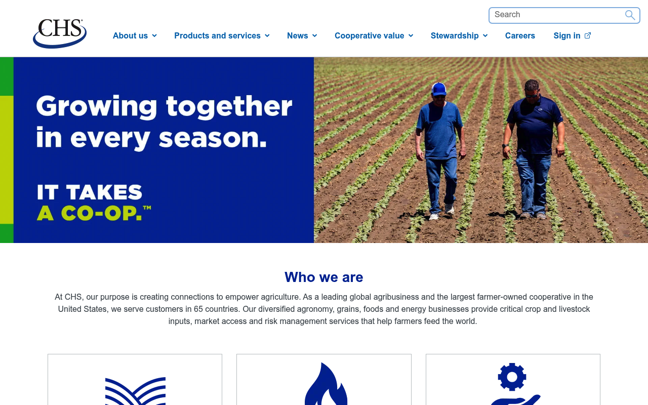 CHS Inc. screenshot