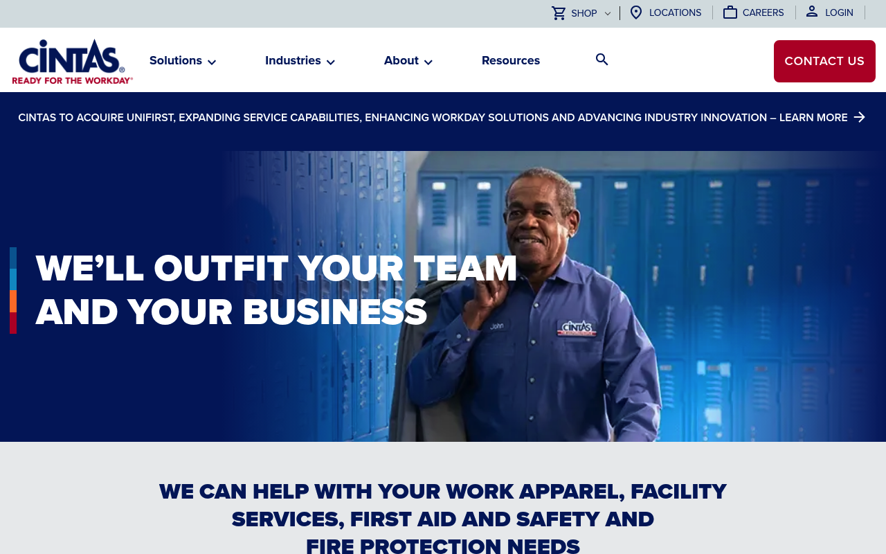 Cintas screenshot