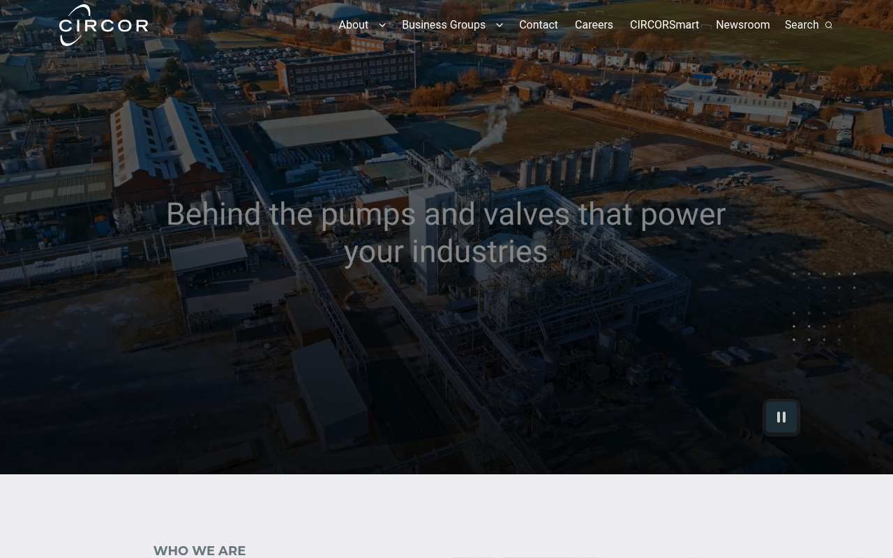 CIRCOR International website screenshot