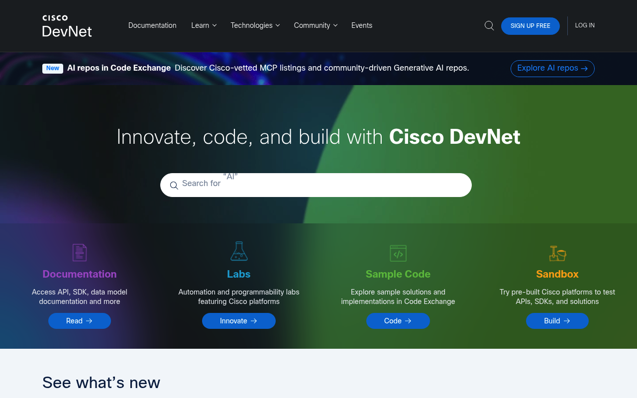 Cisco Hardware website screenshot