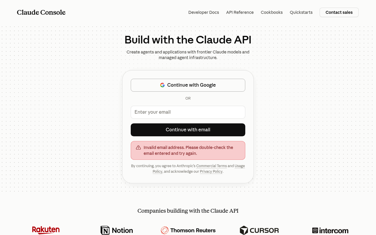 Claude website screenshot