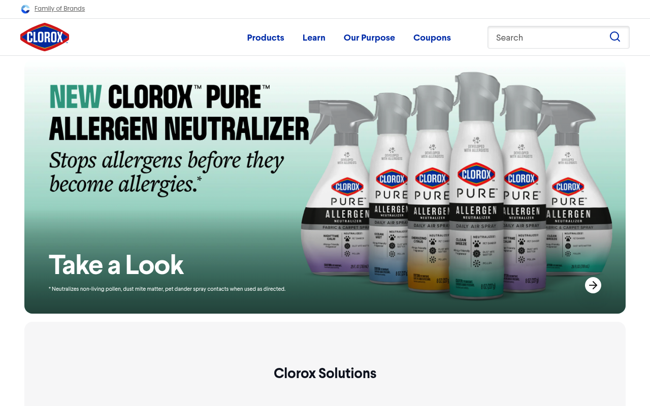 The Clorox Company screenshot