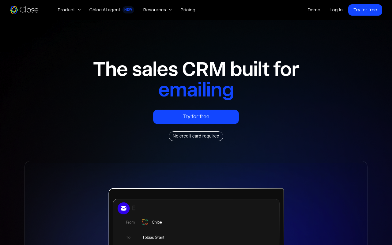 Close website screenshot