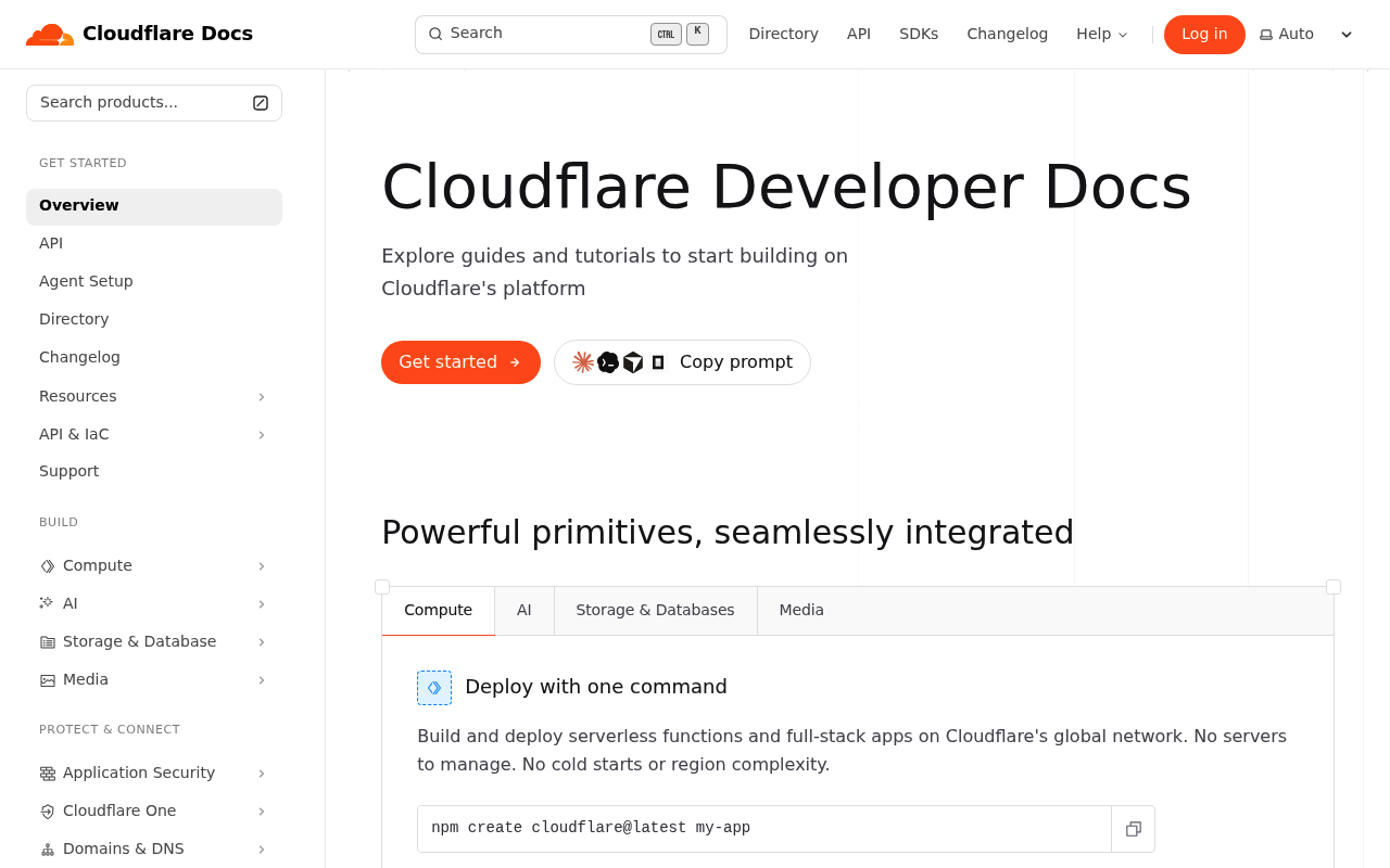 Cloudflare Turnstile website screenshot
