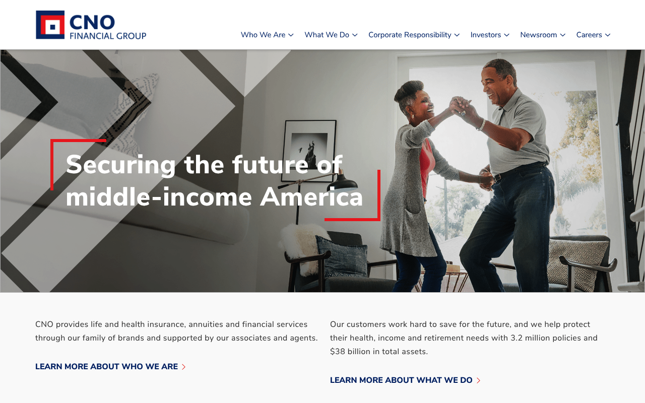 CNO Financial Group screenshot