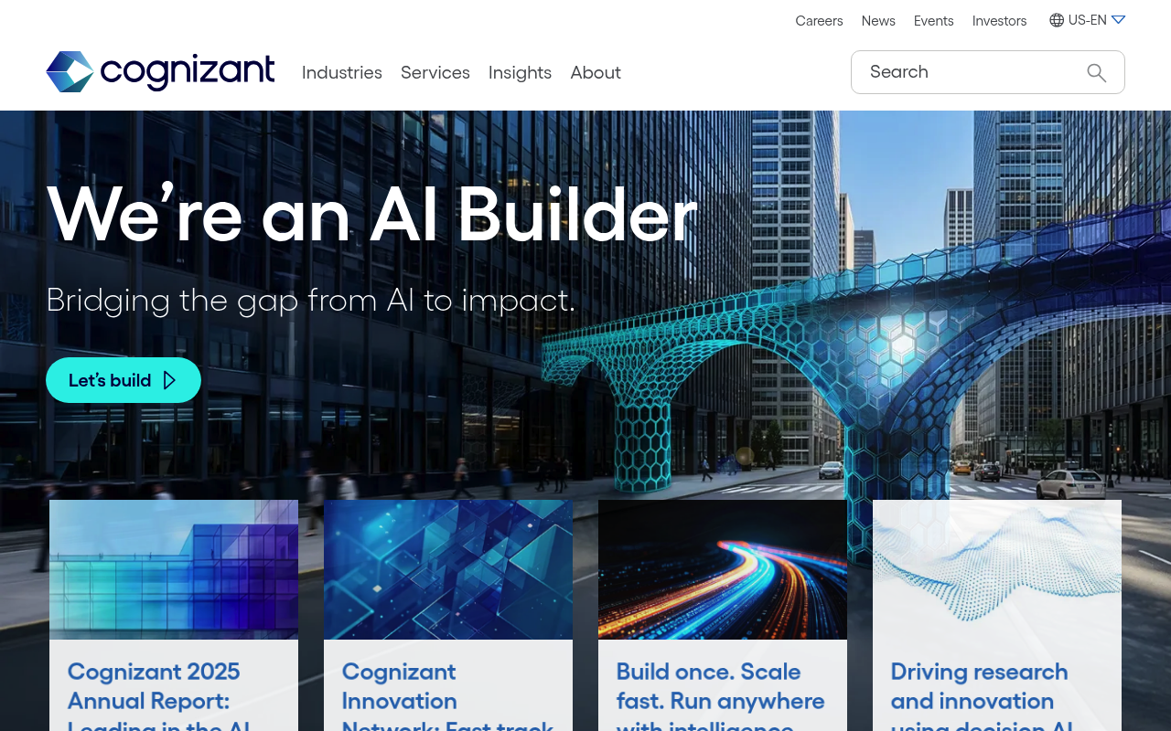 Cognizant Technology Solutions screenshot