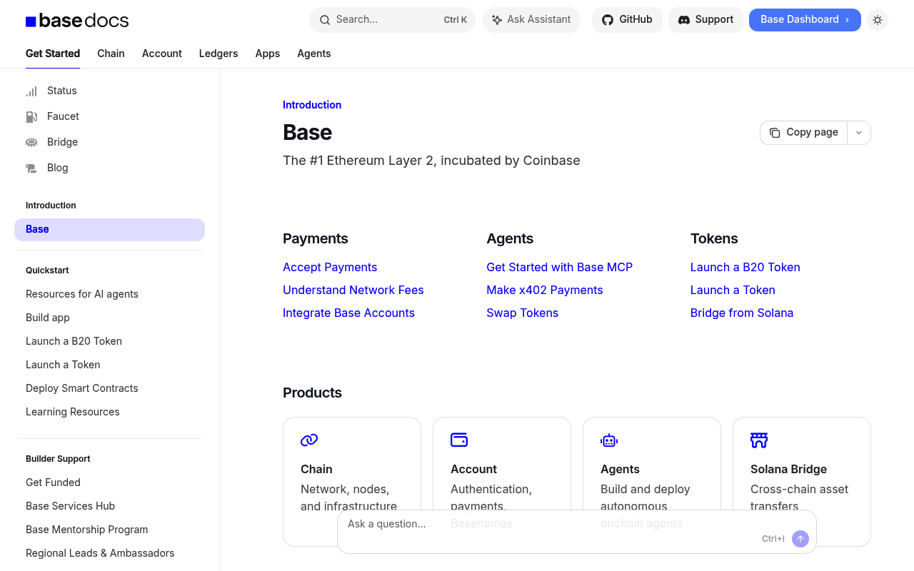 Coinbase OnchainKit website screenshot