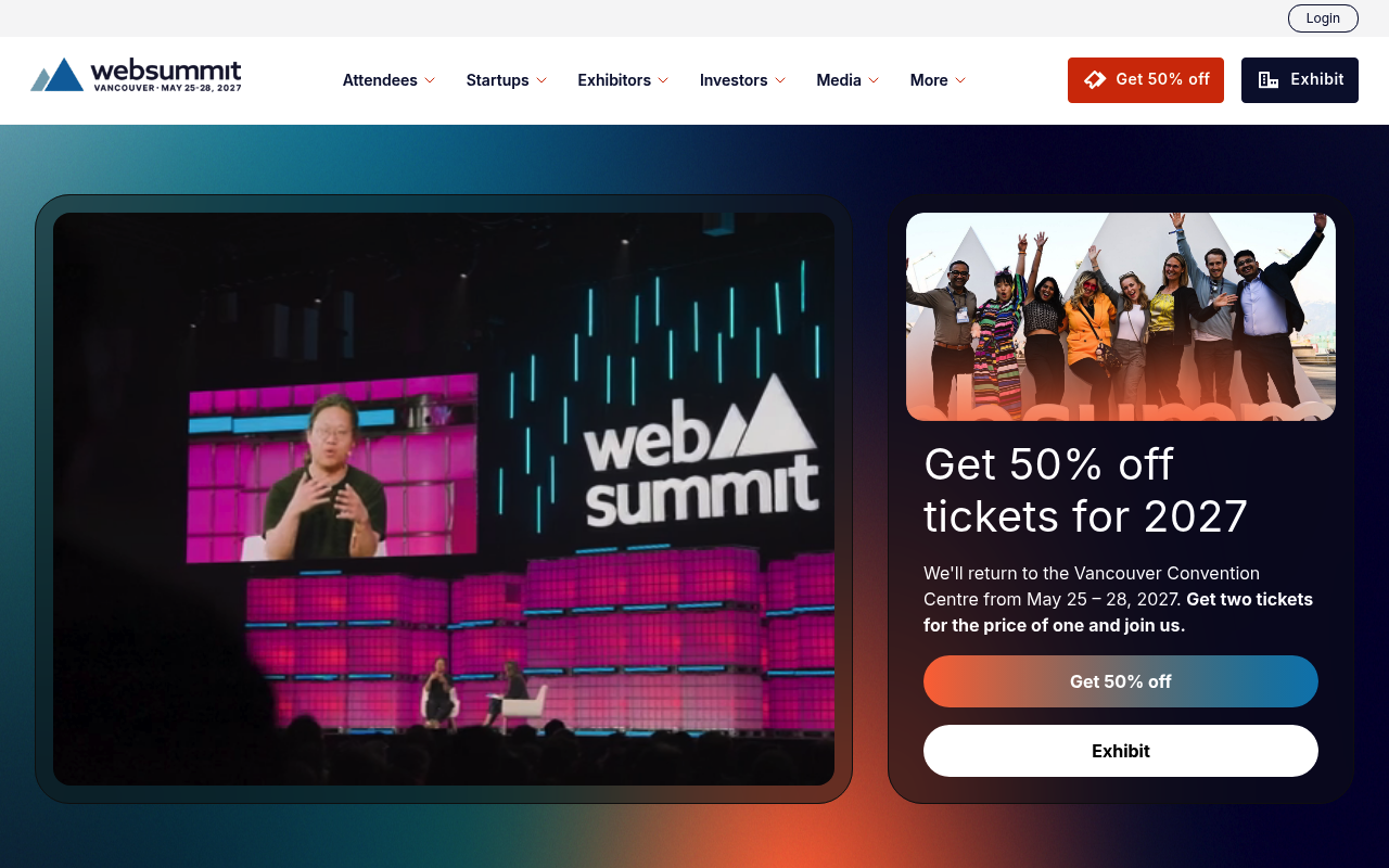 Collision (now Web Summit Vancouver) screenshot