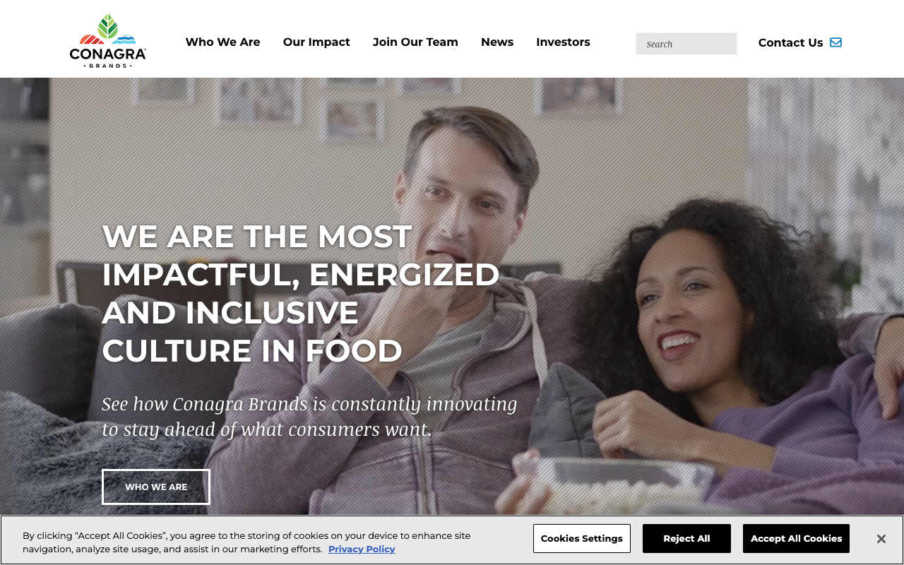 Conagra Brands screenshot