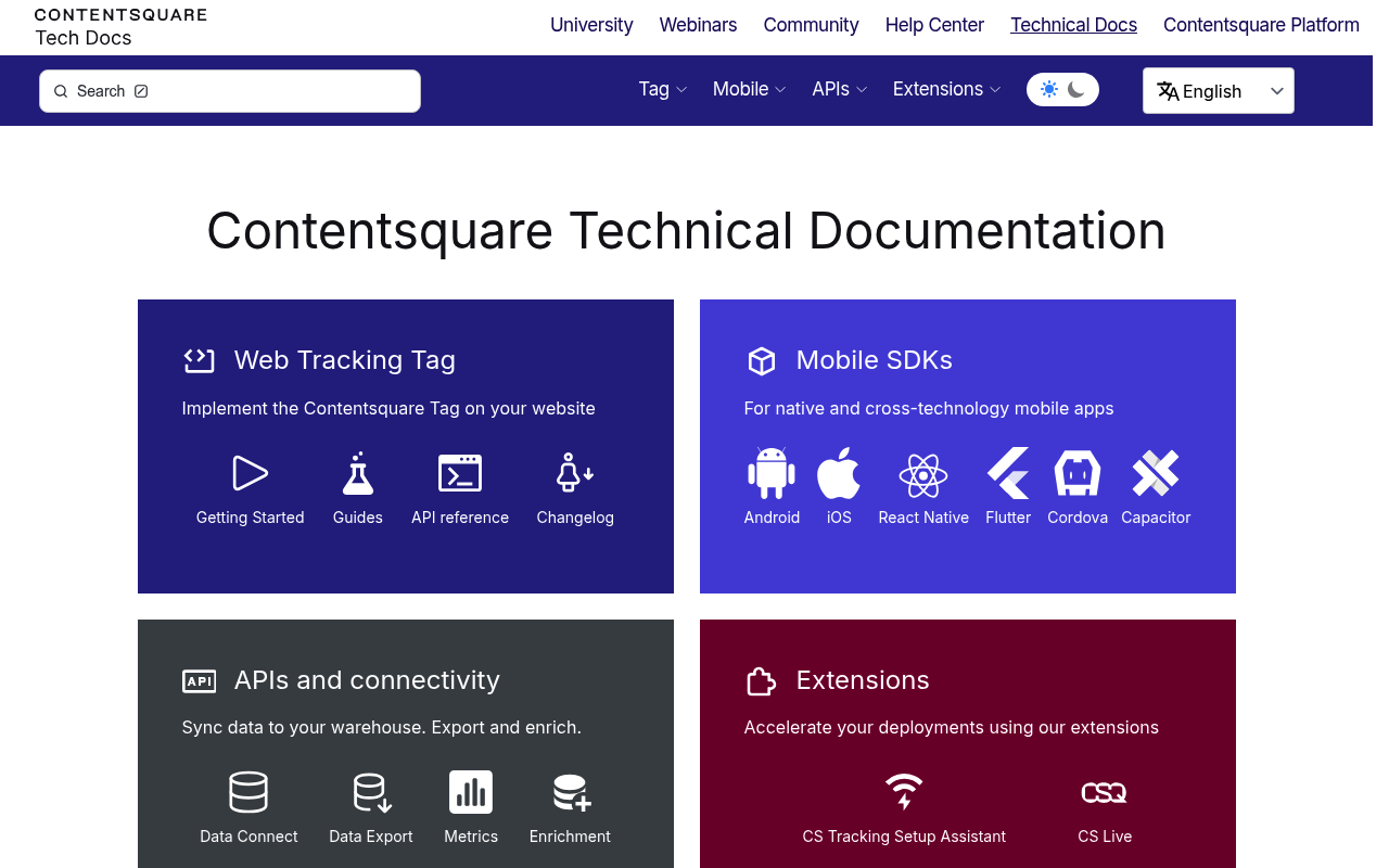 Contentsquare website screenshot