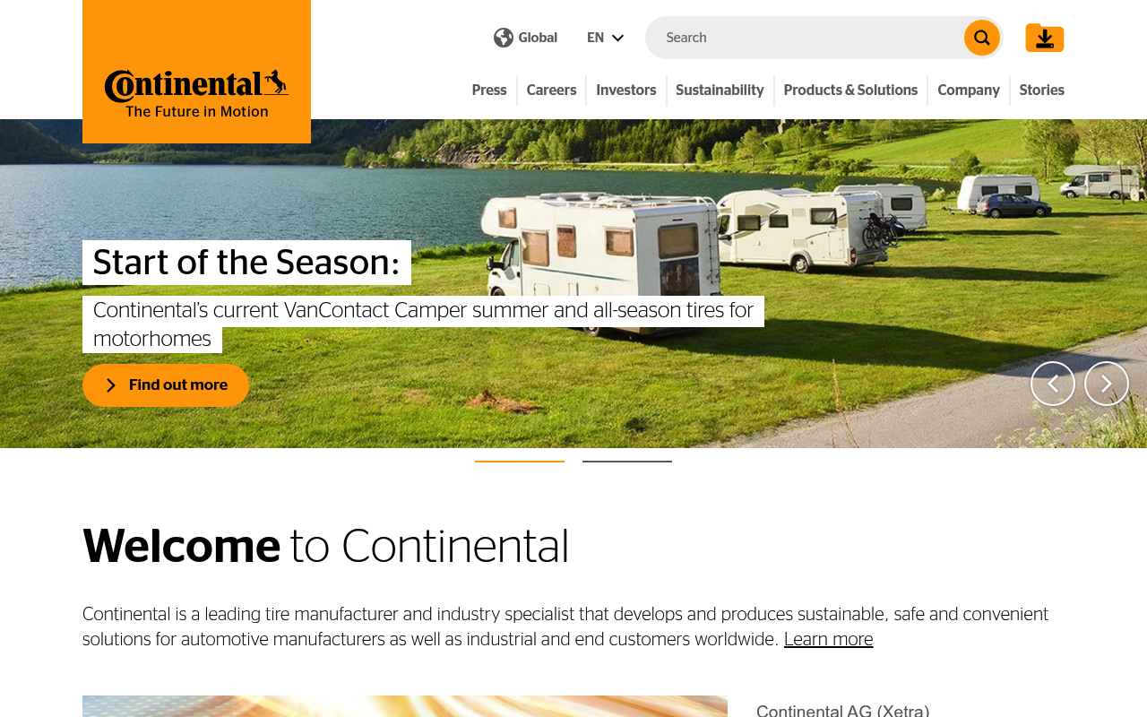Continental AG screenshot