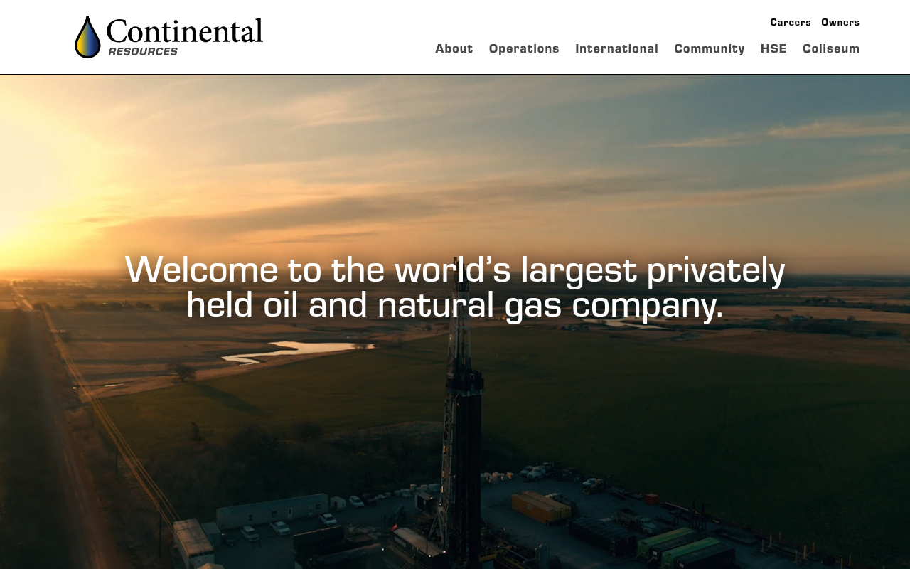 Continental Resources screenshot