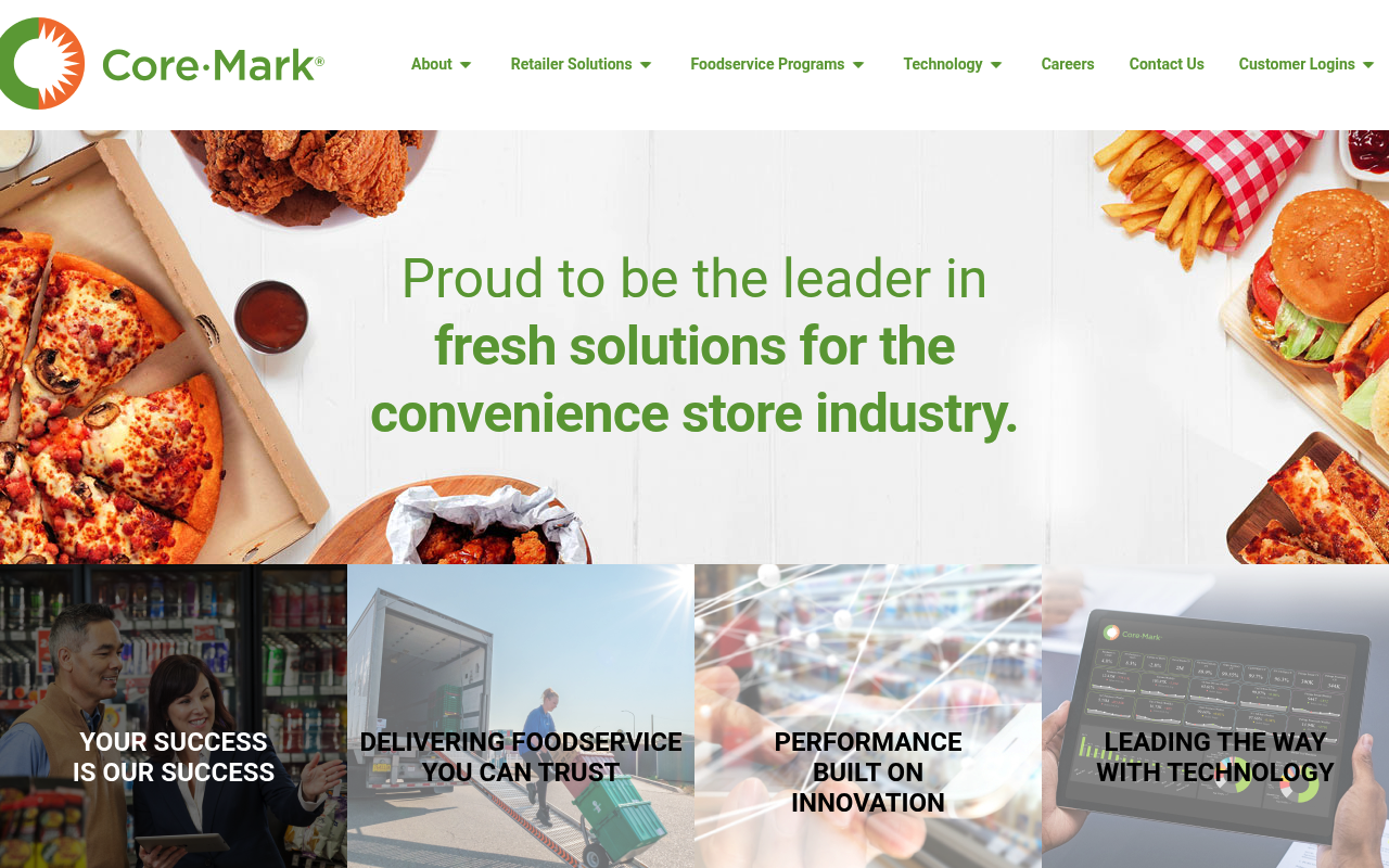 Core-Mark Holding screenshot
