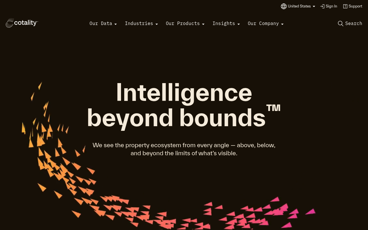 CoreLogic (Cotality) website screenshot