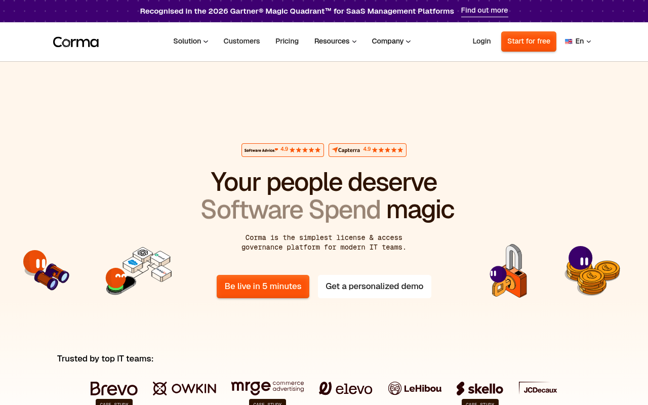 Corma screenshot