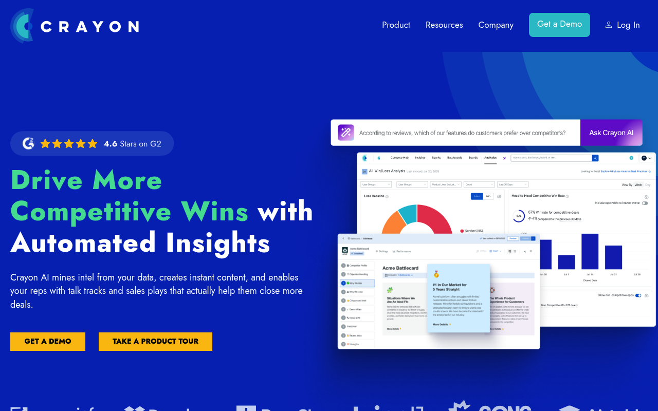 Crayon website screenshot