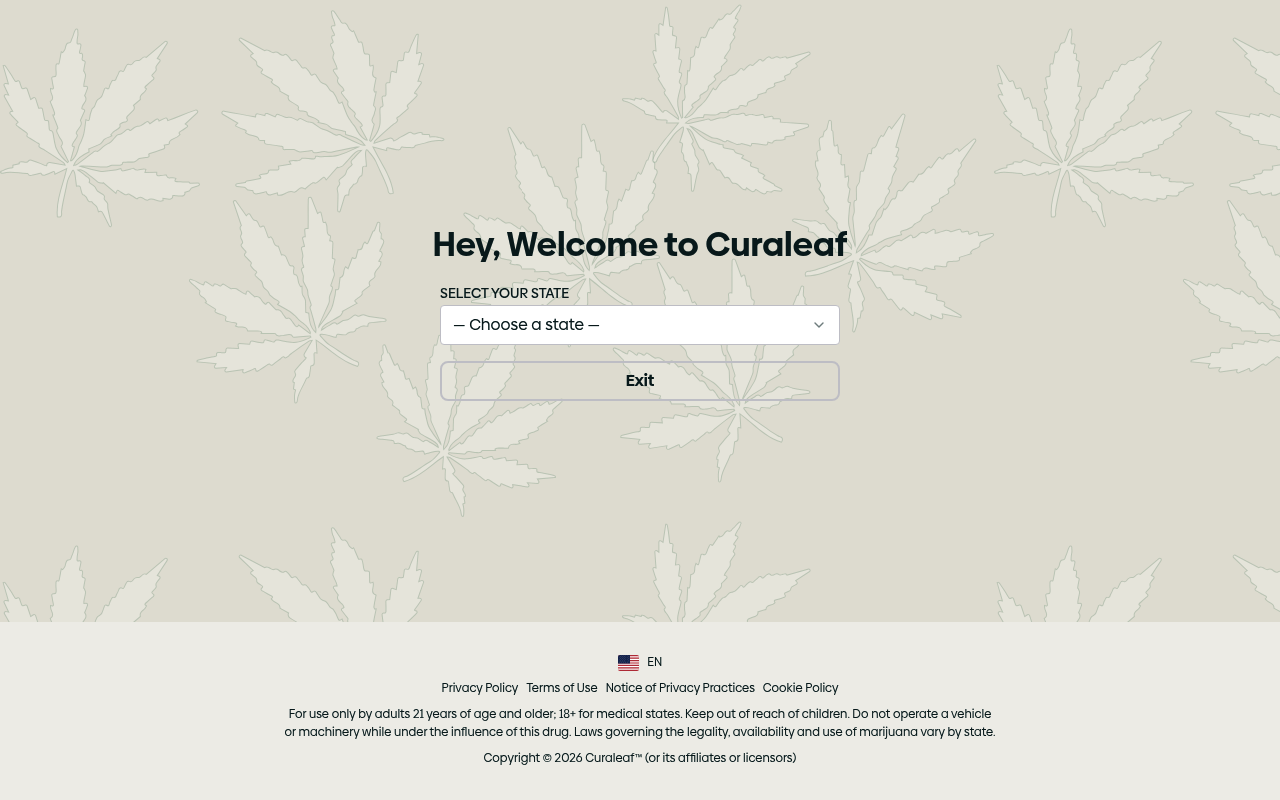 Curaleaf Holdings screenshot