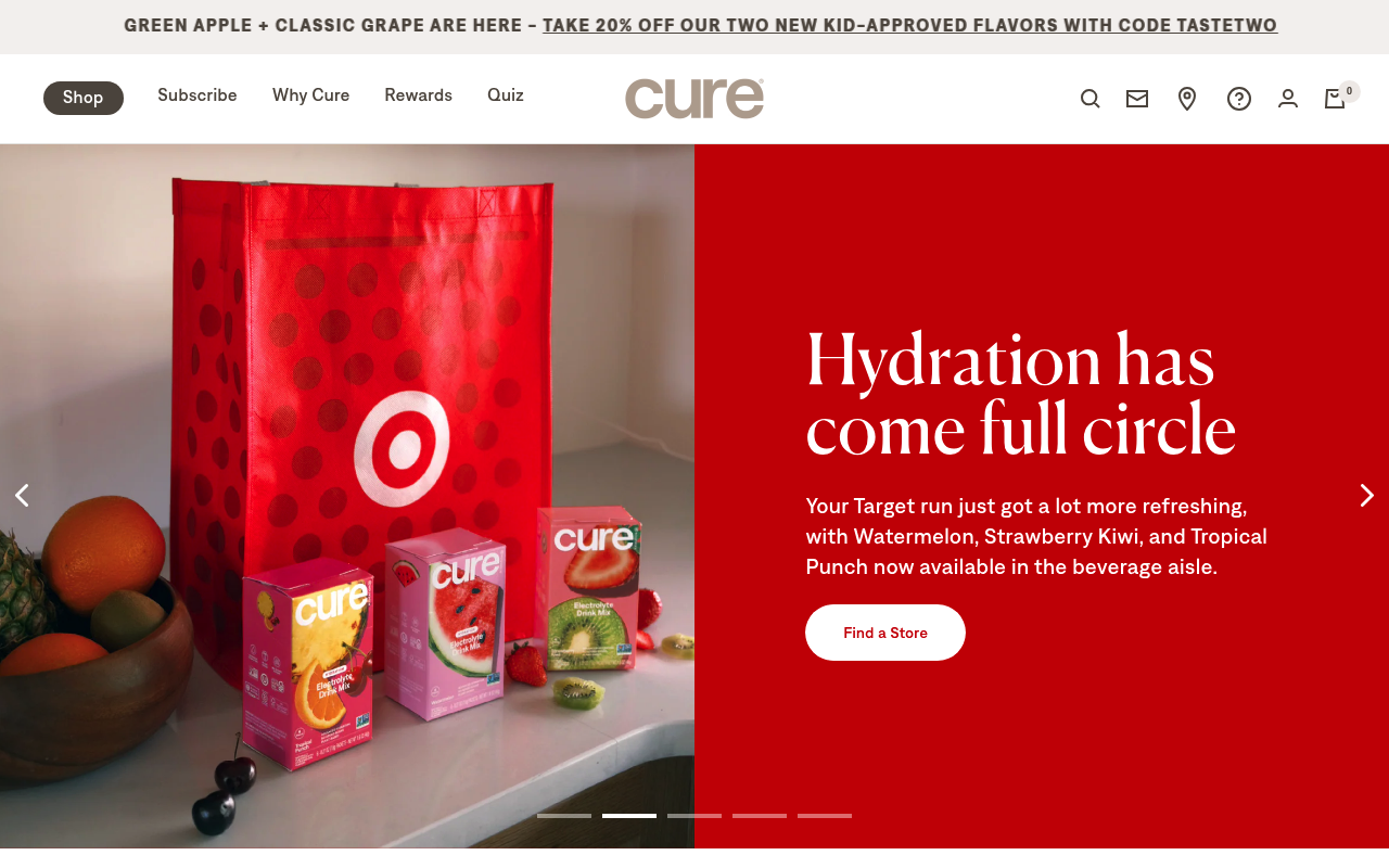 Cure Hydration screenshot