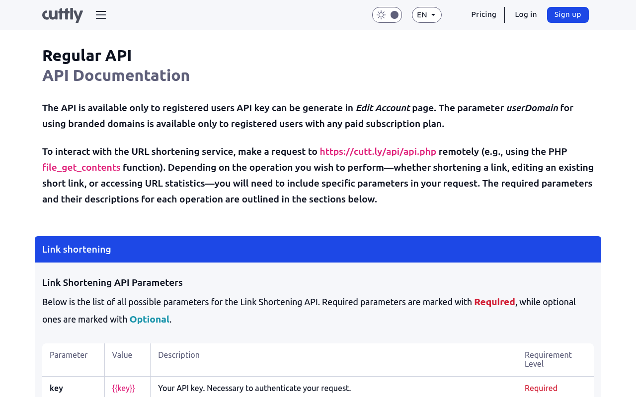 Cutt.ly website screenshot