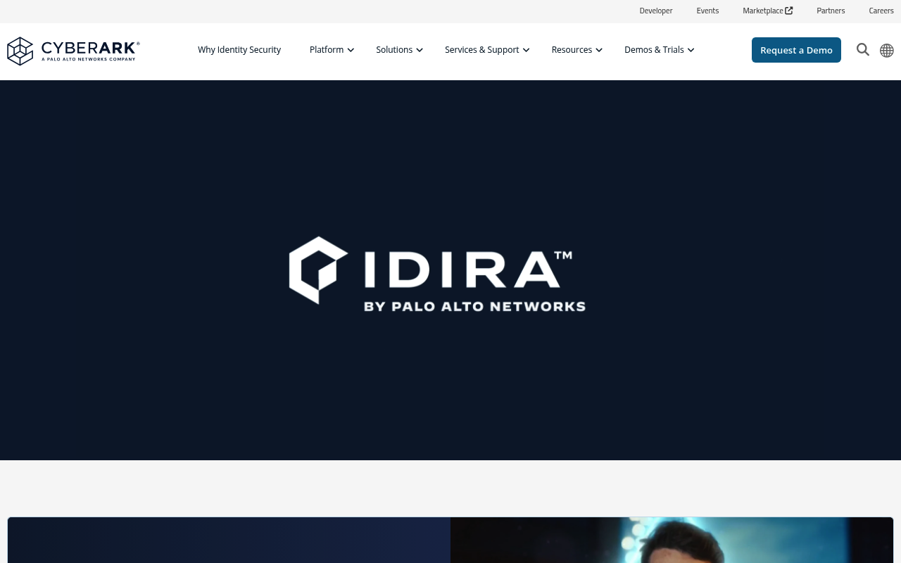 CyberArk website screenshot