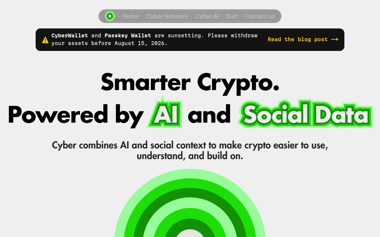 CyberConnect website screenshot