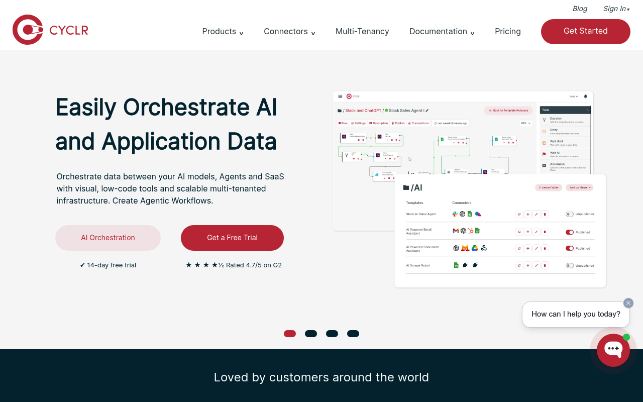 Cyclr website screenshot