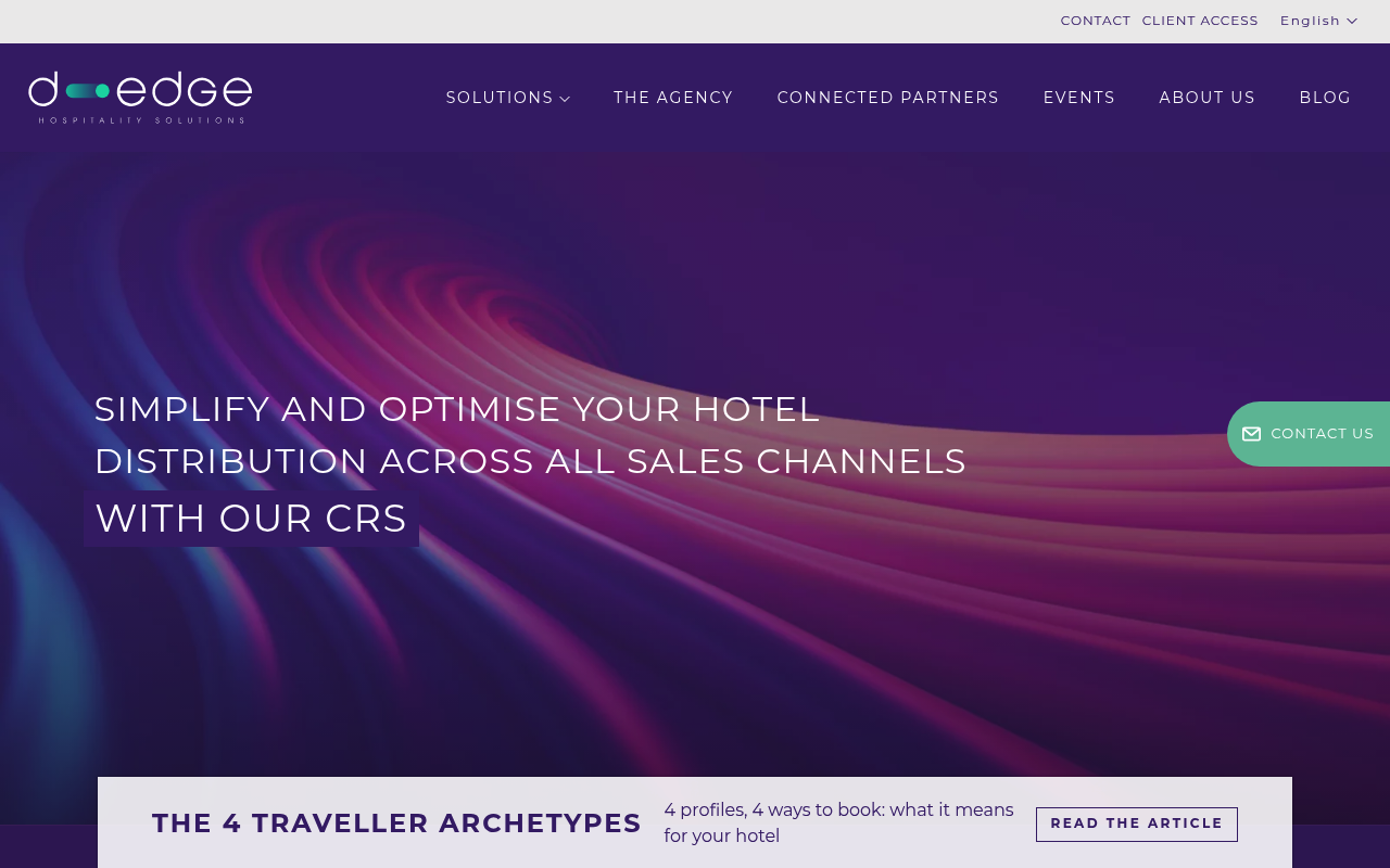 D-EDGE Hospitality Solutions screenshot