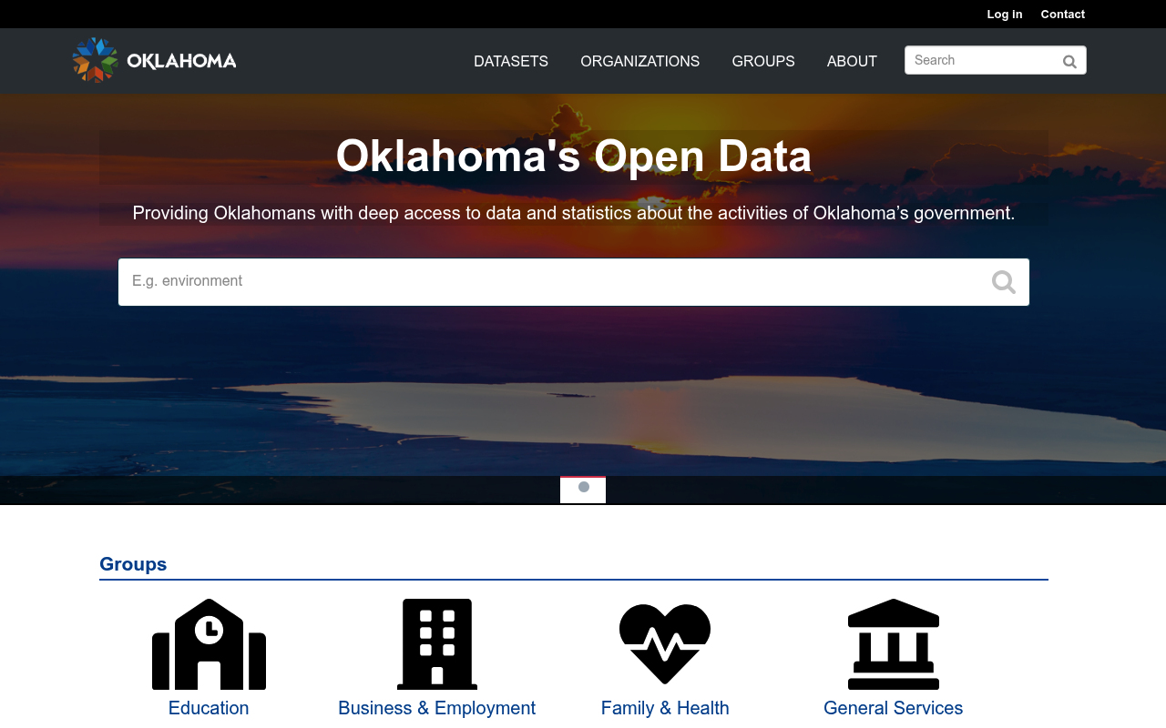 Oklahoma website screenshot