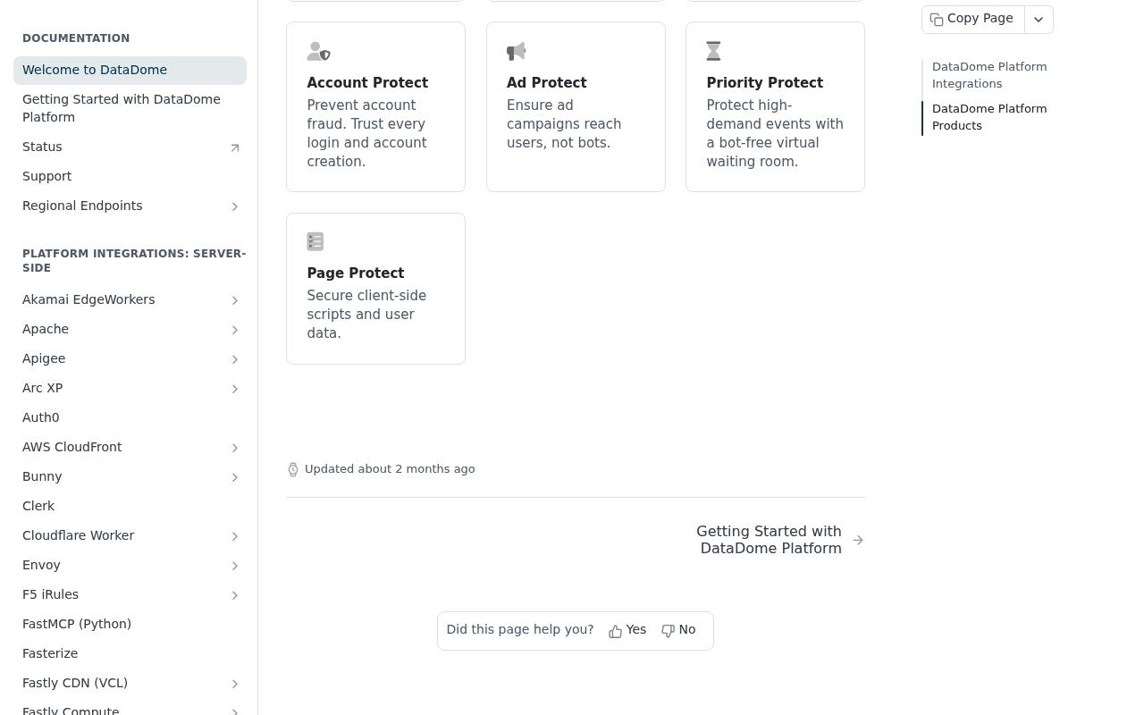 DataDome website screenshot