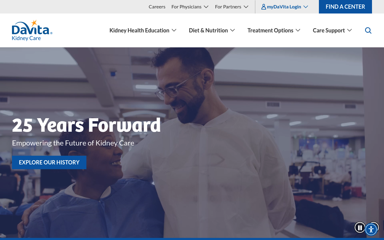 DaVita screenshot