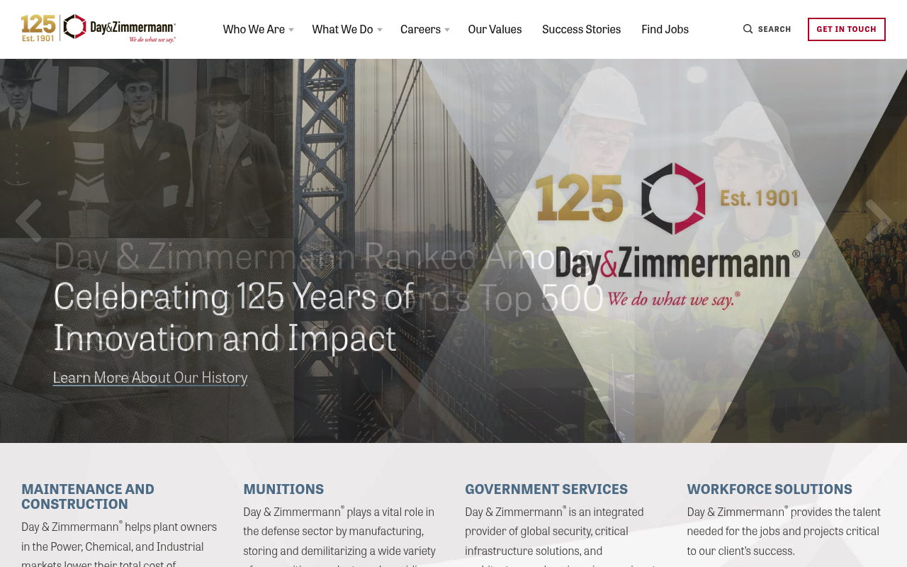 Day & Zimmermann screenshot