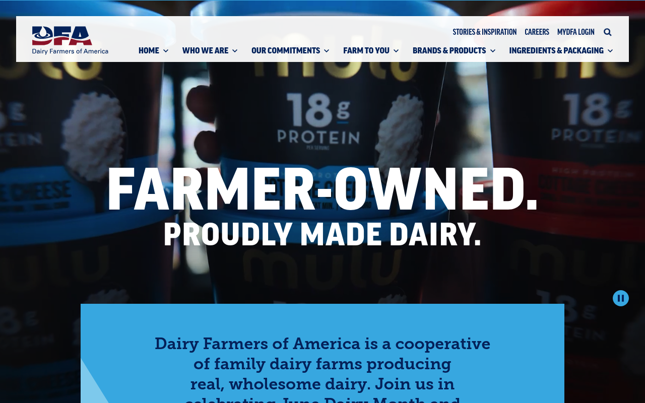 Dean Foods screenshot
