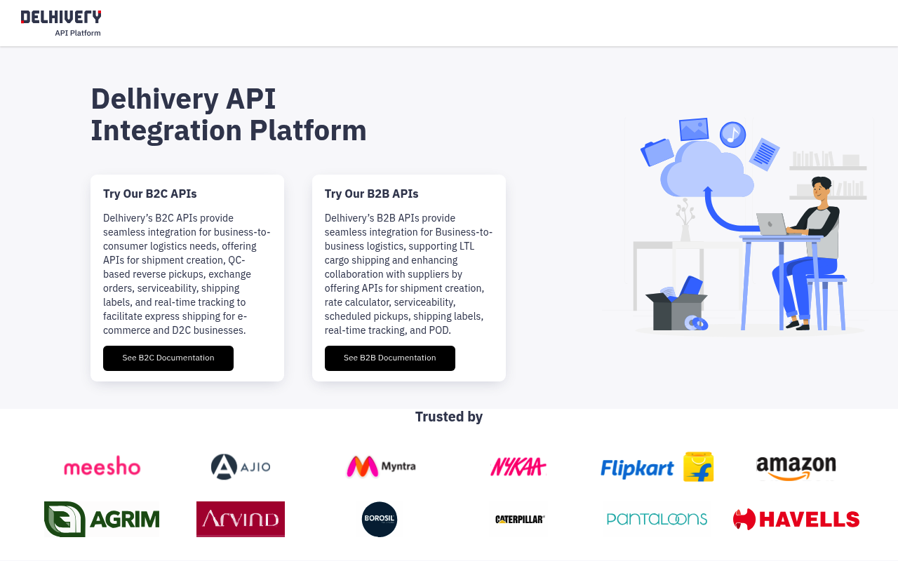 Delhivery screenshot