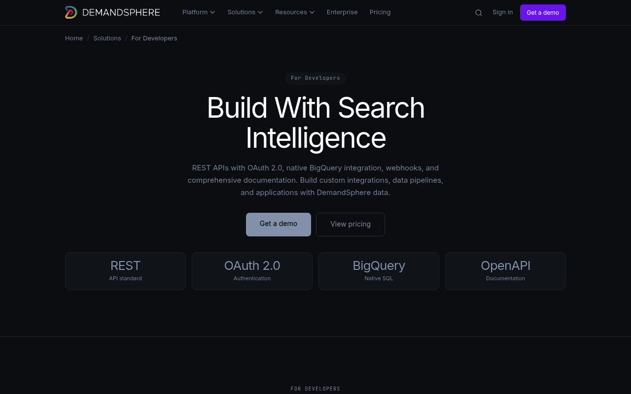 DemandSphere screenshot