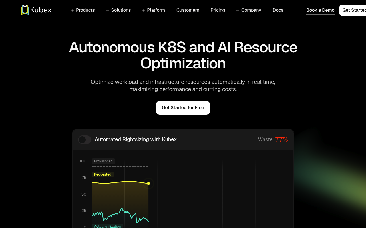 Densify website screenshot