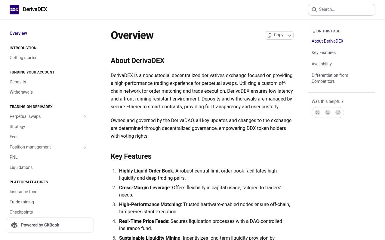 DerivaDEX screenshot