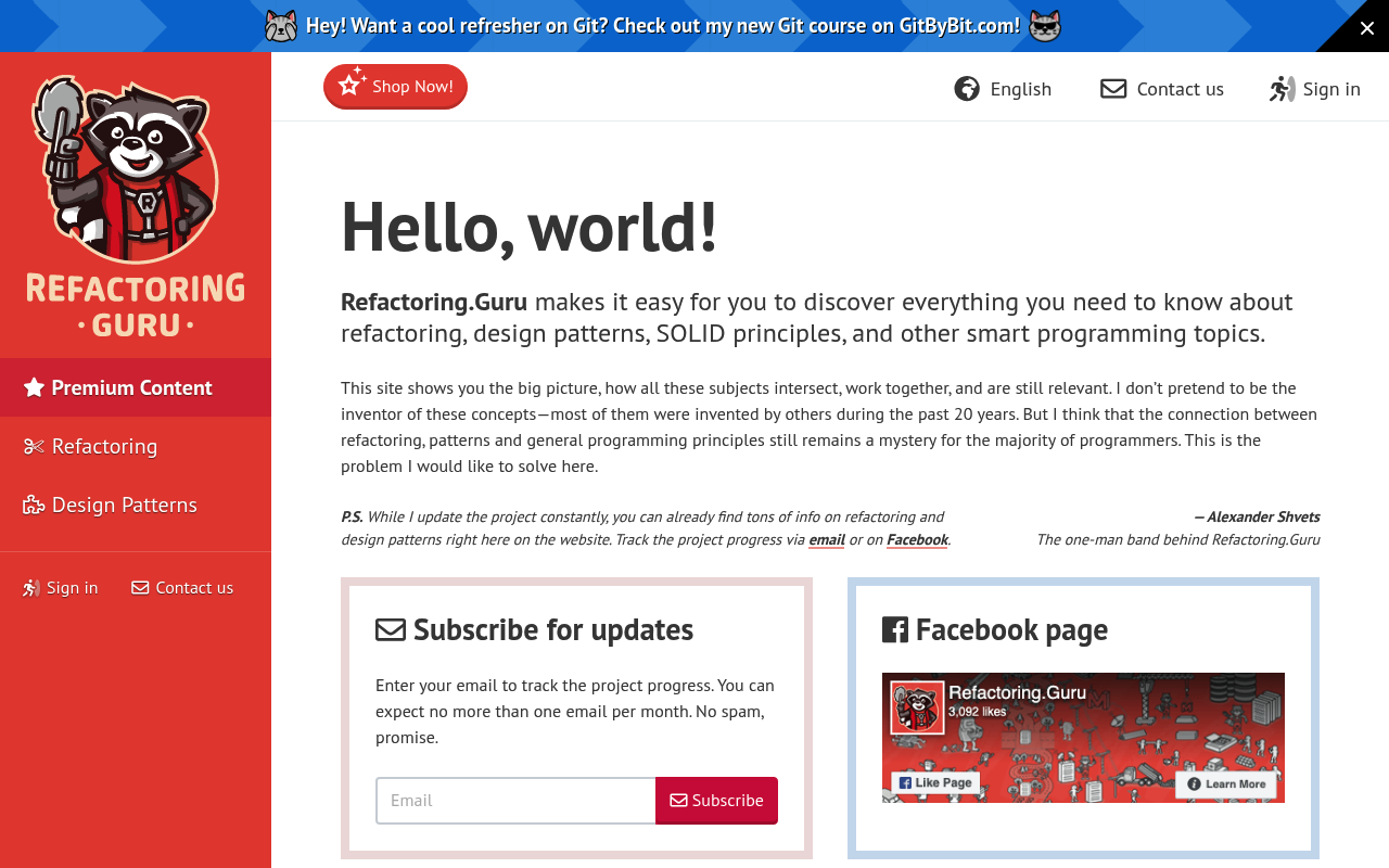 Design Patterns screenshot