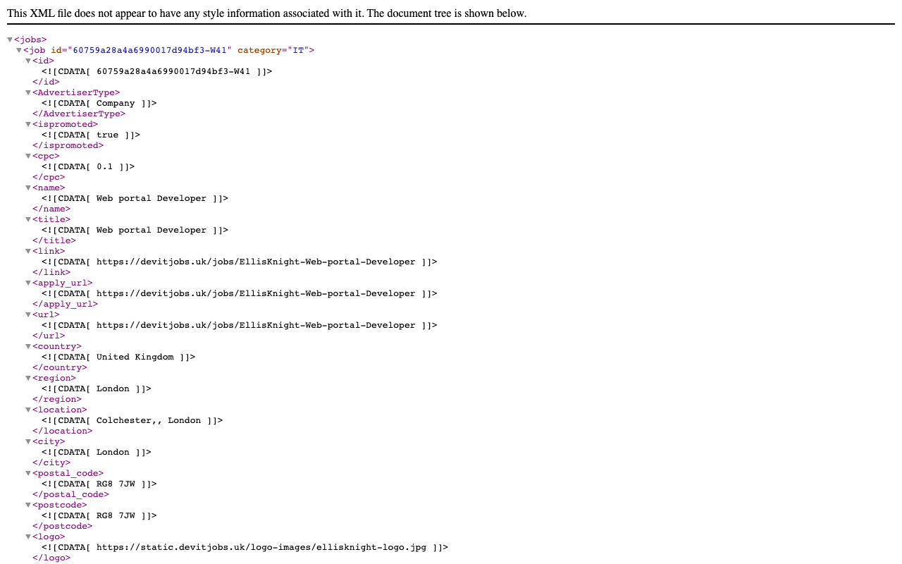 DevITjobs UK screenshot